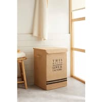 سبد رخت چرک جوت درب‌دار اقیانوس On0024 بژ