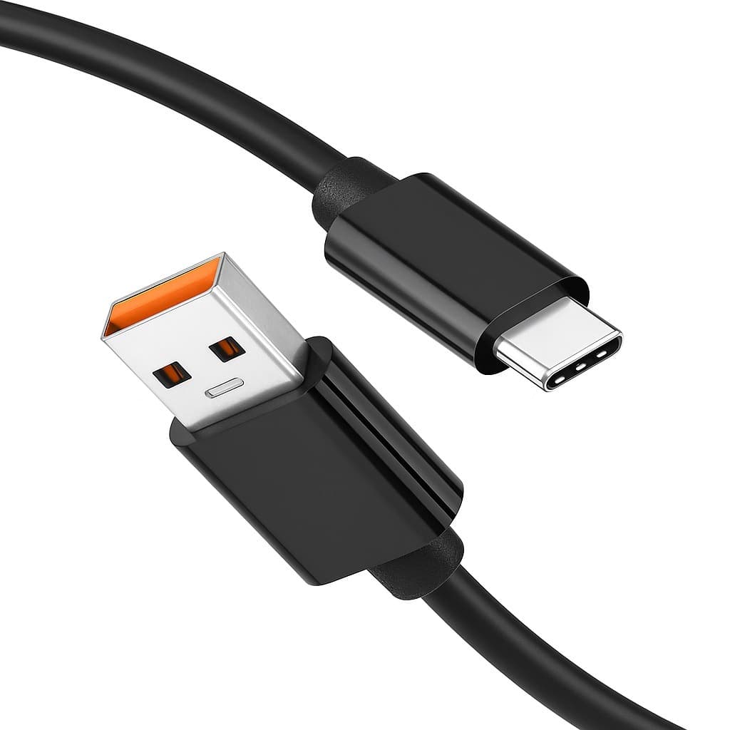 کابل شارژ USB سوکت تایپ C طول 1 متری