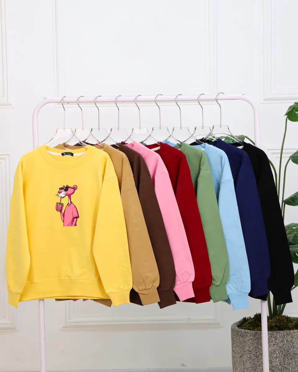 دورس طرح چاپی پلنگ صورتی 1179