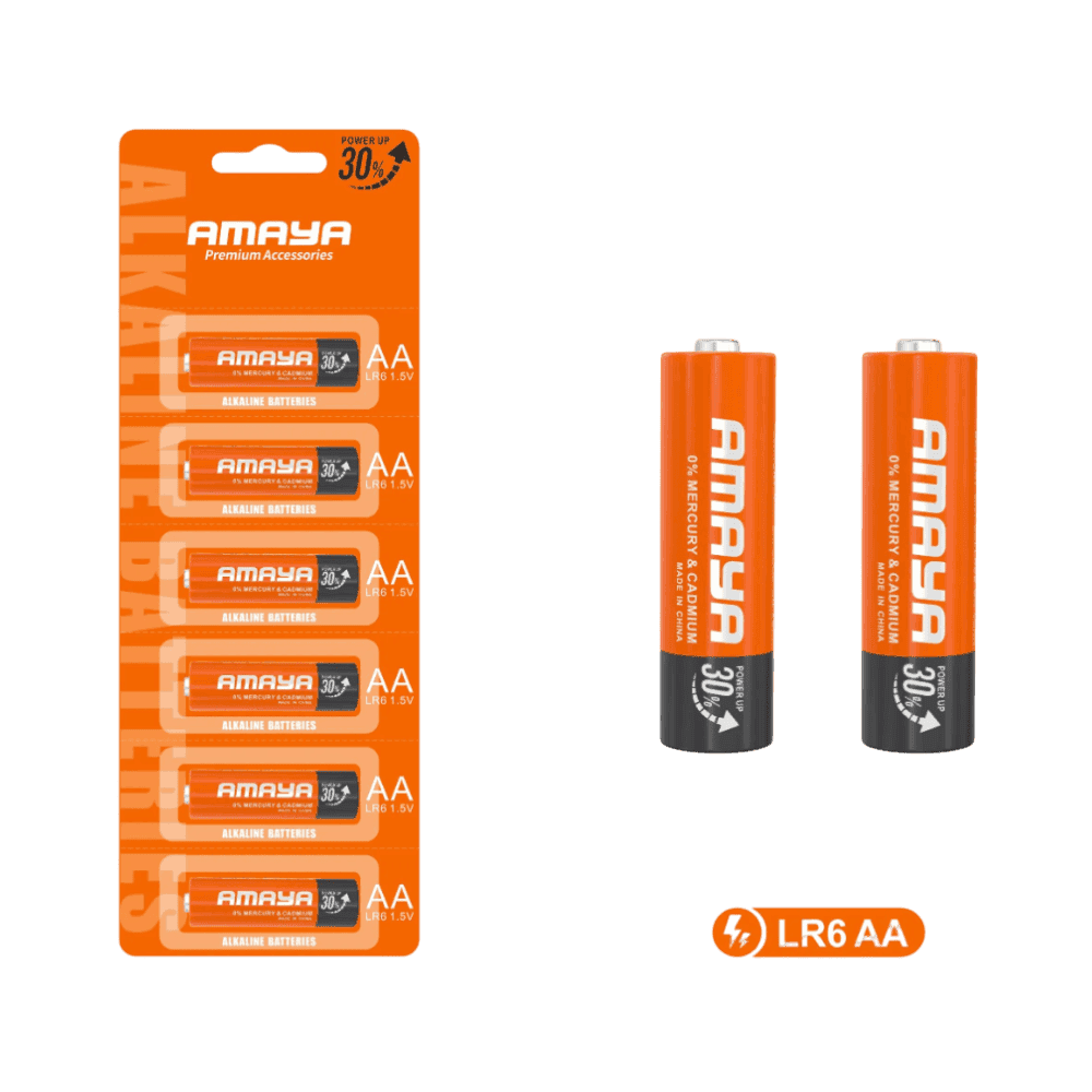 پک 6 تایی باتری قلمی آمایا مدل LR6 AA