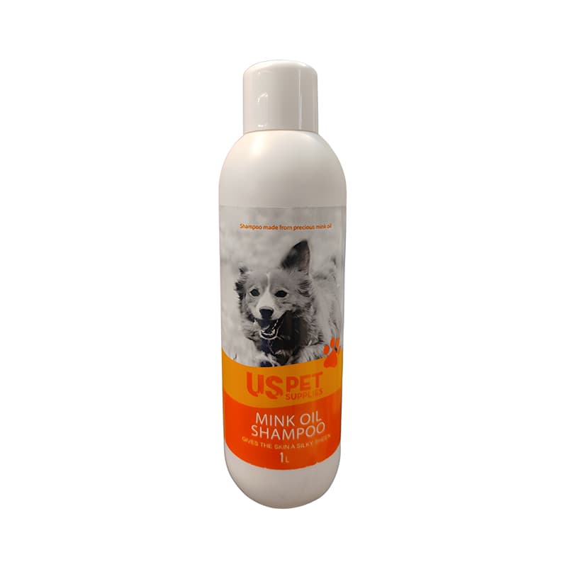 شامپو سگ یو اس پت با روغن مینک حجم 1000 میلی لیتر