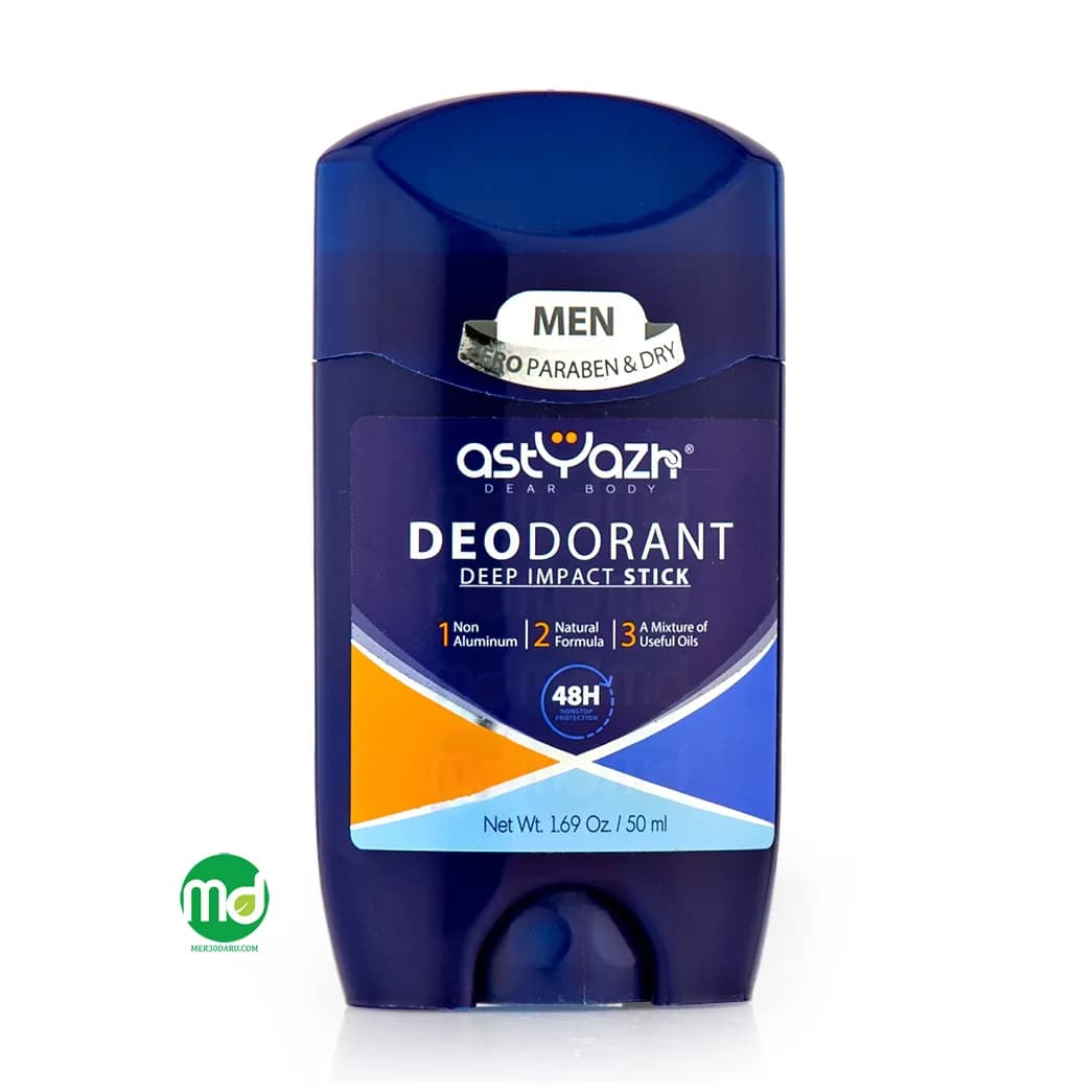 استیک دئودورانت بدن مردانه آستیاژا مدل Deep Impact