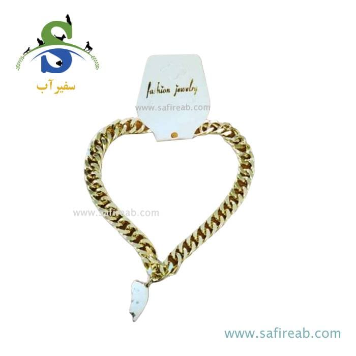 قلاده گردنی گربه مدل کارتیر طلایی