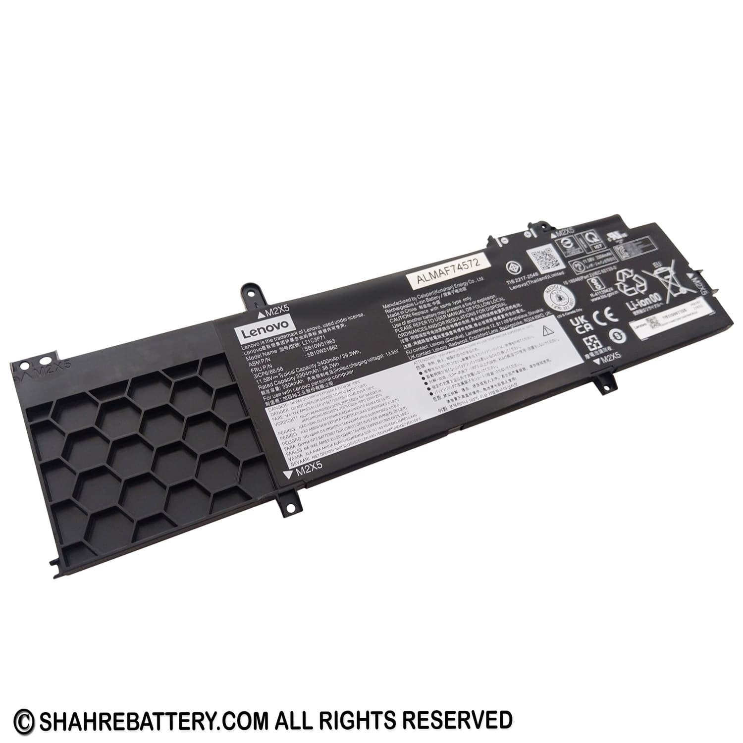 باتری اورجینال لپ تاپ لنوو Lenovo ThinkPad T14 P14S L21C3P71