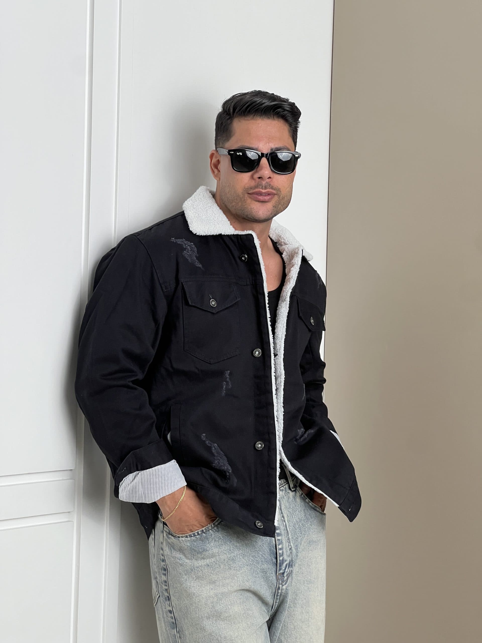 کت کتان خزدار