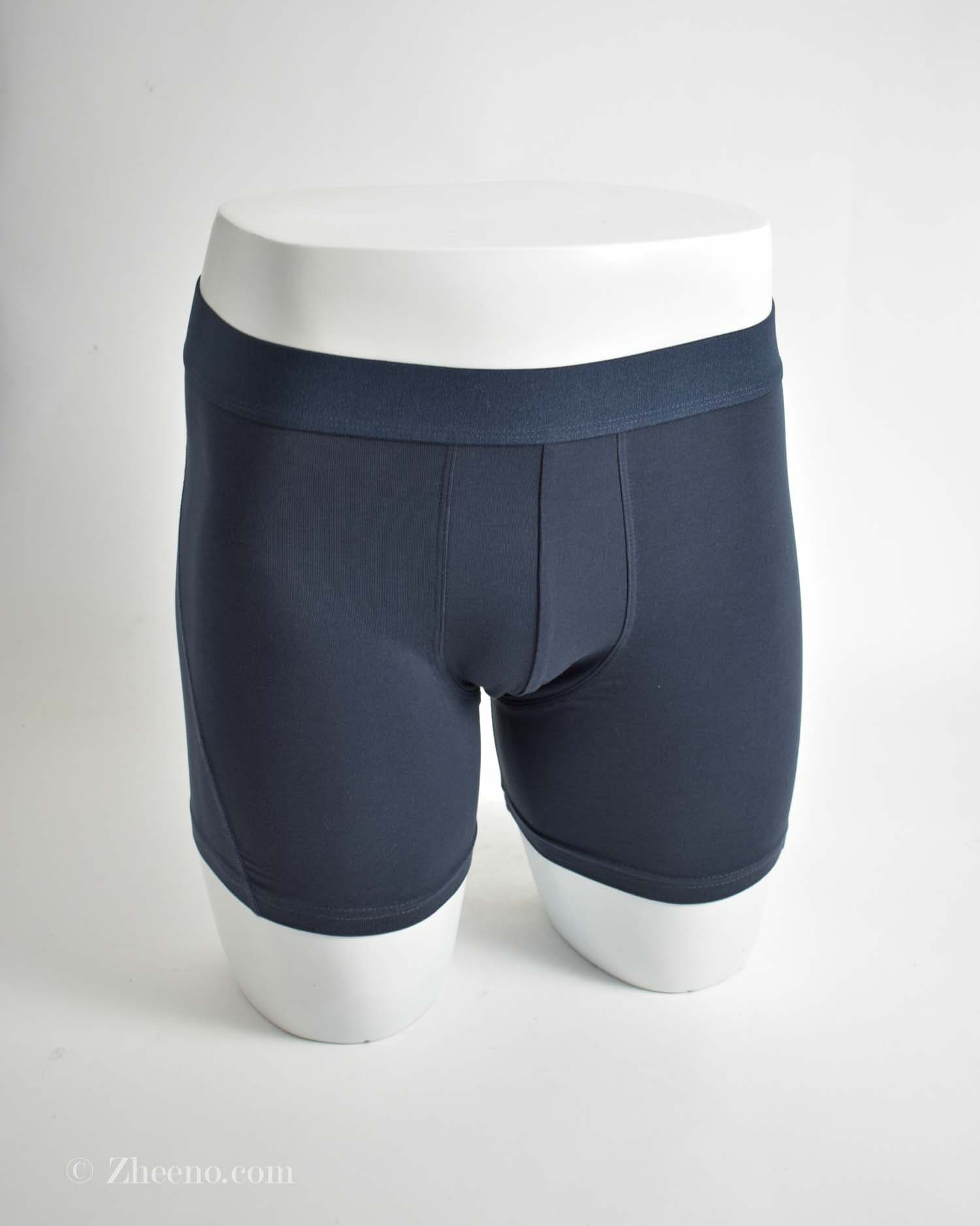 شورت سرمه ای کمر کشی بلند H&M