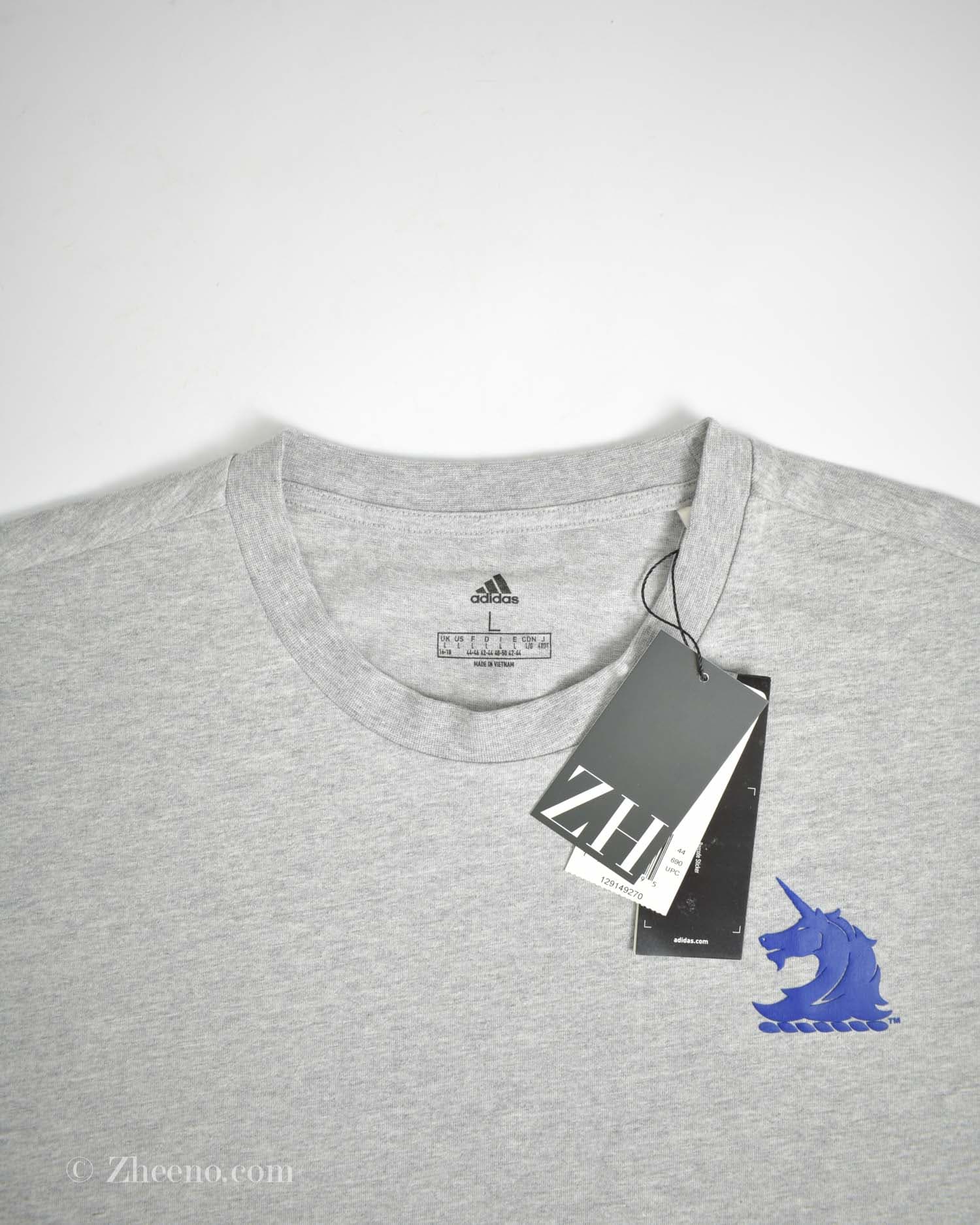 تیشرت طوسی روشن زنانه Adidas