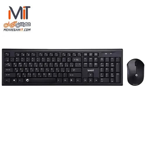 کیبورد و ماوس بی سیم بیاند مدل BMK-4531 black RF