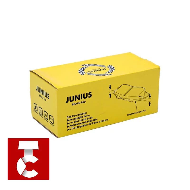 لنت ترمز جلو پژو 206 تیپ 2 جونیوس