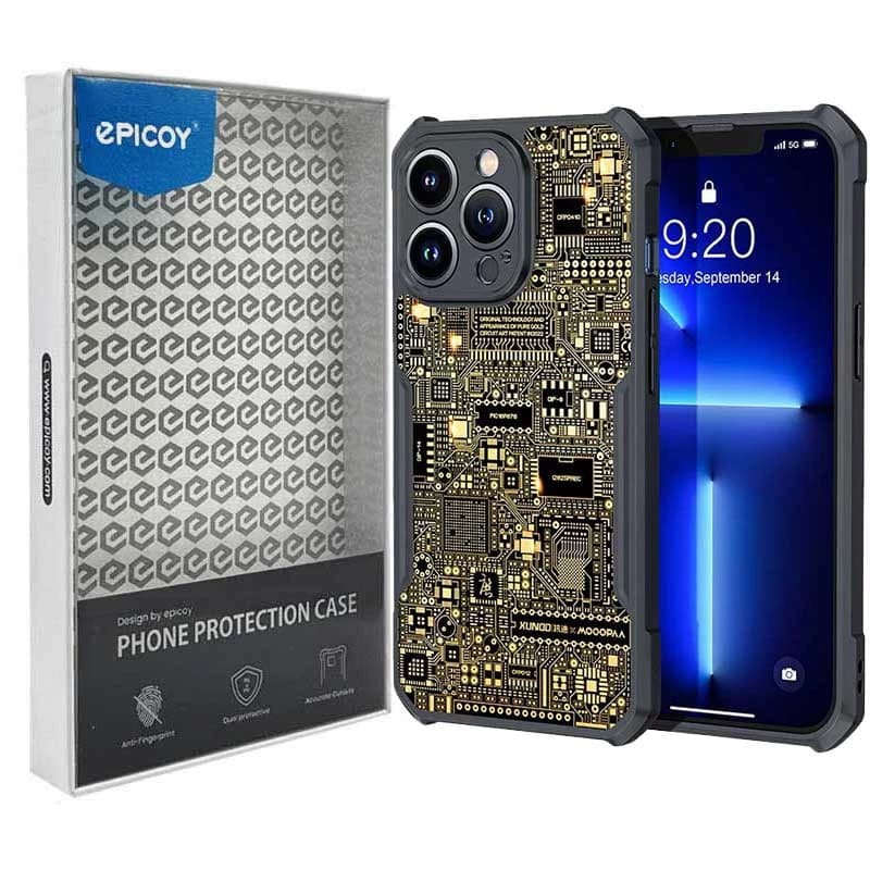 کاور اپیکوی گوشی اپل iPhone 14 Pro Ma‌x مدل Xundd Gold