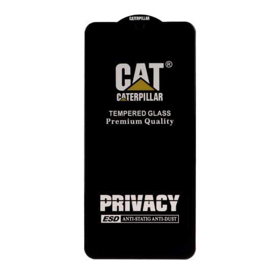 گلس گوشی موبایل شفاف کاترپیلار مدل Full Cover Privacy - ESD