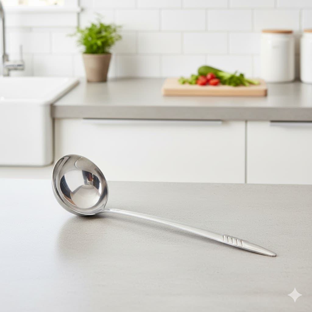 ملاقه بزرگ استیل گل زانتیا نیولند