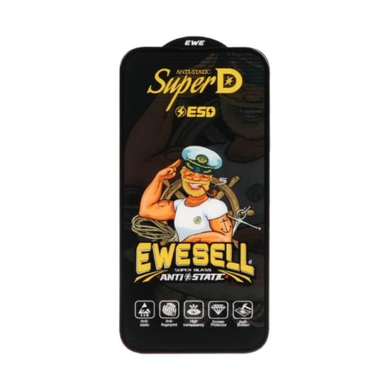 گلس گوشی موبایل شفاف یوسل مدل Full Cover Super D Esd