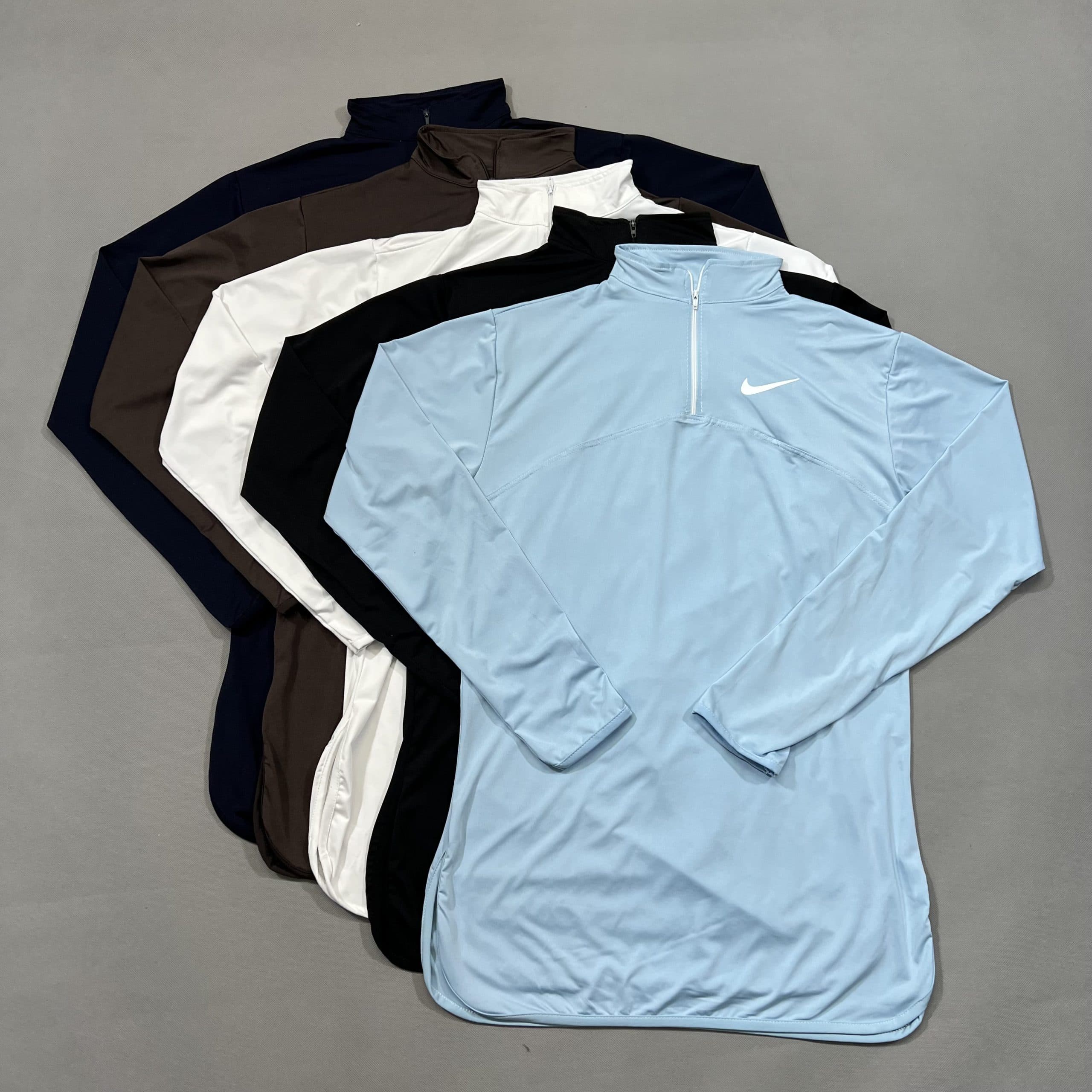 مانتو ورزشی نیم زیپ زنانه نایک | کد 3018