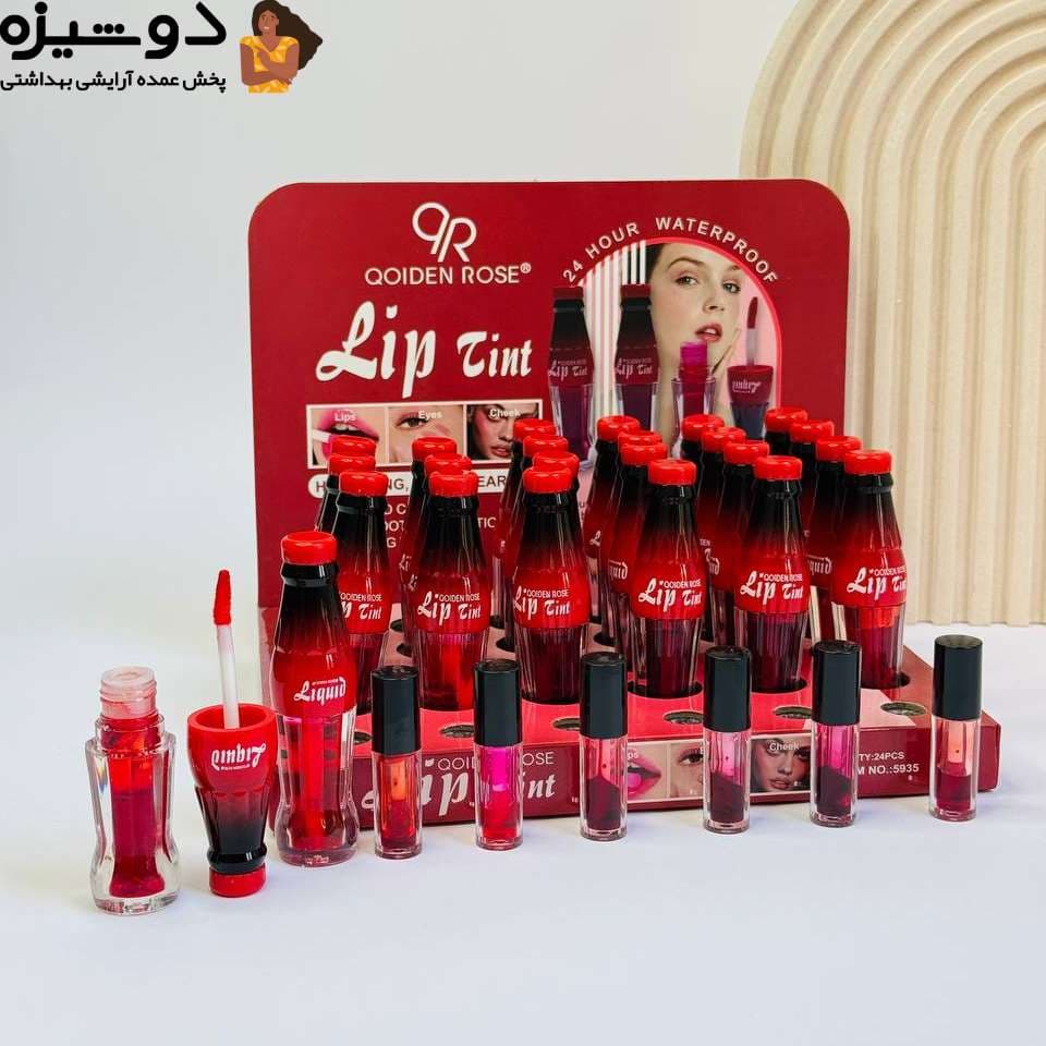 تینت لب نوشابه 5935 تستر دار QOIDEN ROSE
