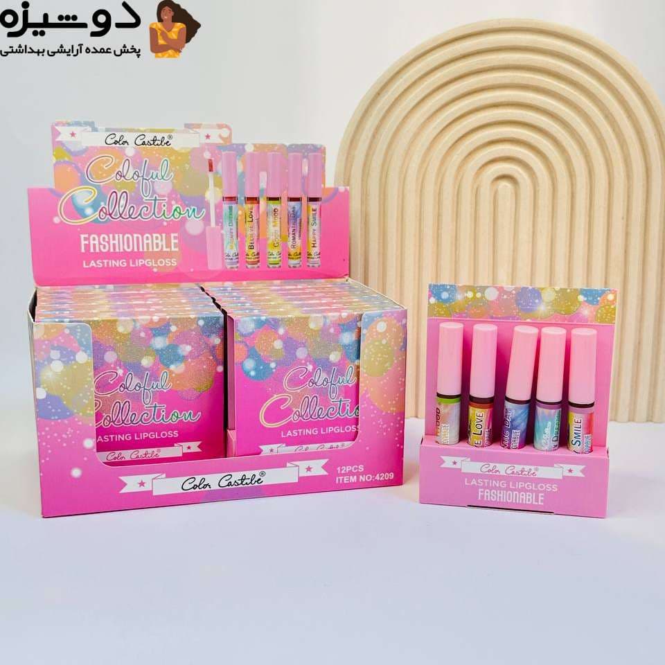 پک رژلب مایع 5عددی 4209 آبرنگی کالر کستل