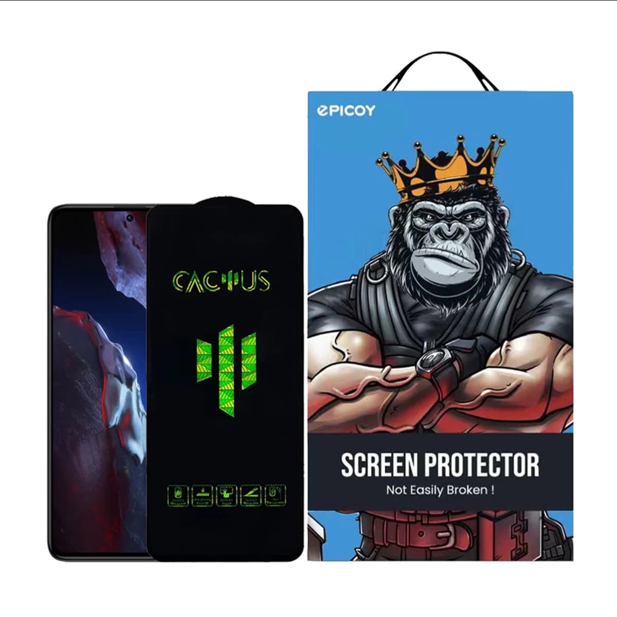 گلس گوشی پوکو X5 اپیکوی مدل Cactus