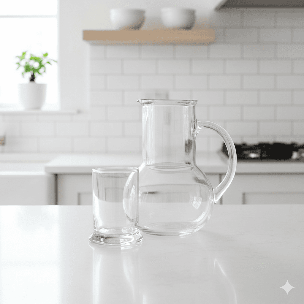 ست پارچ و لیوان پاشاباغچه مدل شب کد 98328