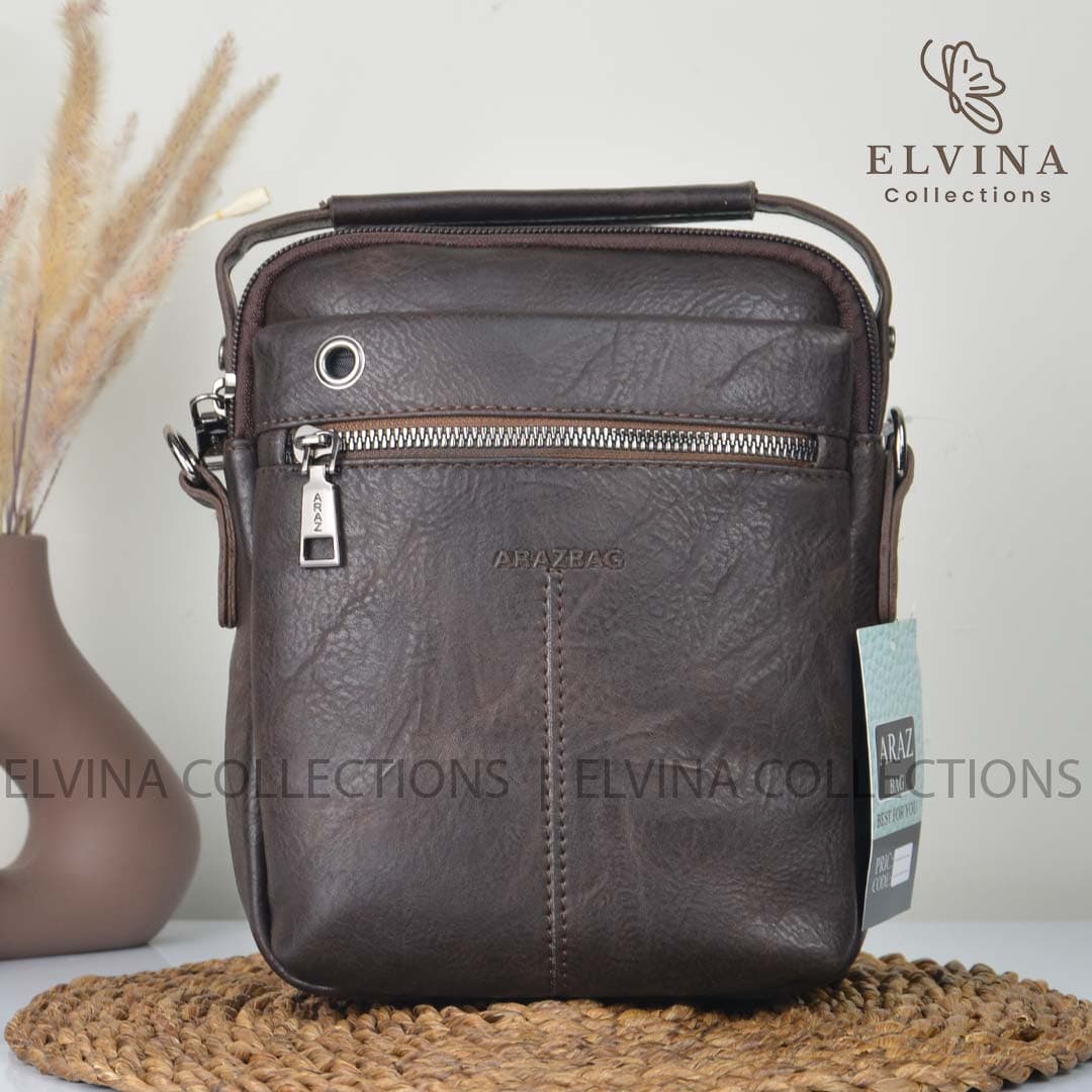 کیف دوشی چرم PU برند آراز (ضدخش) کد907