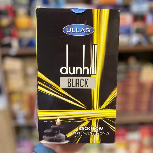 فروش عمده پک 12 عددی عود آبشاری دانهیل مشکی Dunhill black برند اولاس (ULLAS)