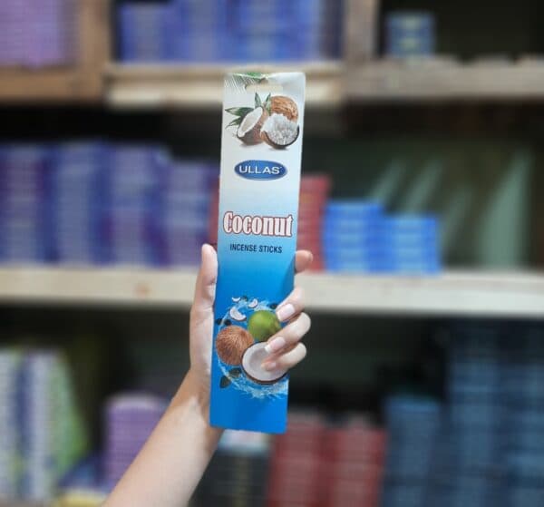 عود خوشبو کننده شاخه ای پاکتی اولاس Ullas مدل کوکونات ( نارگیل ) Coconut