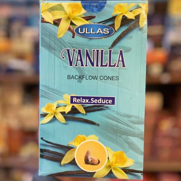 فروش عمده پک 12 عددی عود آبشاری وانیل vanilla برند اولاس (ULLAS)