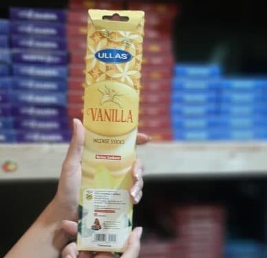 عود خوشبو کننده شاخه ای اولاس پاکتی Ullas مدل وانیل Vanilla