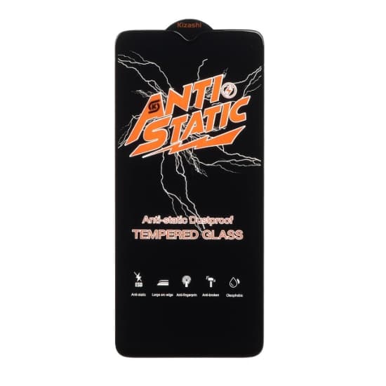 گلس گوشی موبایل شفاف کیزاشی مدل آنتی استاتیک Full Cover