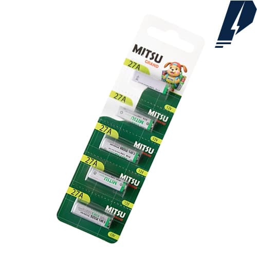 باتری قلمی ریموت 27A پک ۵تایی