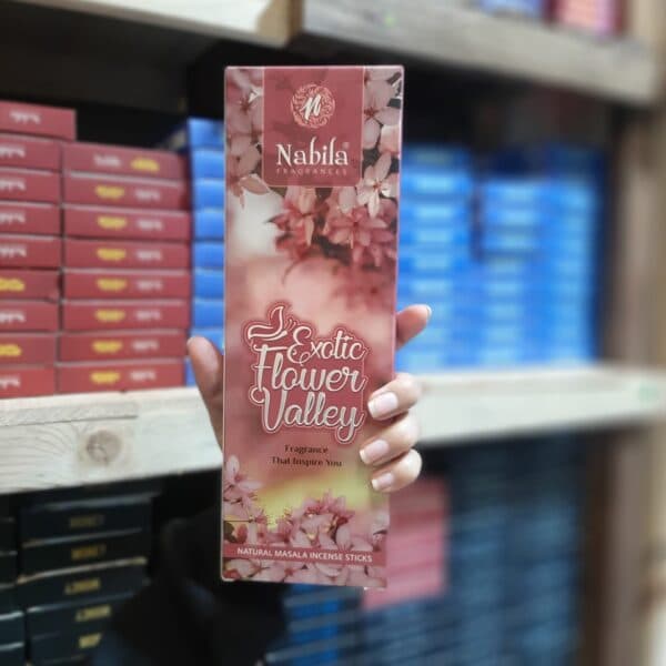 عود خوشبو کننده شاخه ای نابیلا Nabila مدل اگزوتیک فلاور ولی Exotic Flower Valley
