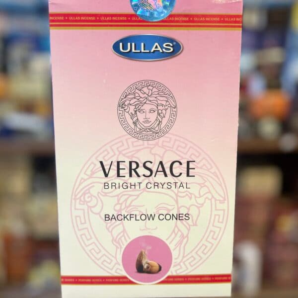 فروش عمده پک 12 عددی عود آبشاری ورساچه برایت کریستال Versace Bright Crystal برند اولاس (ULLAS)
