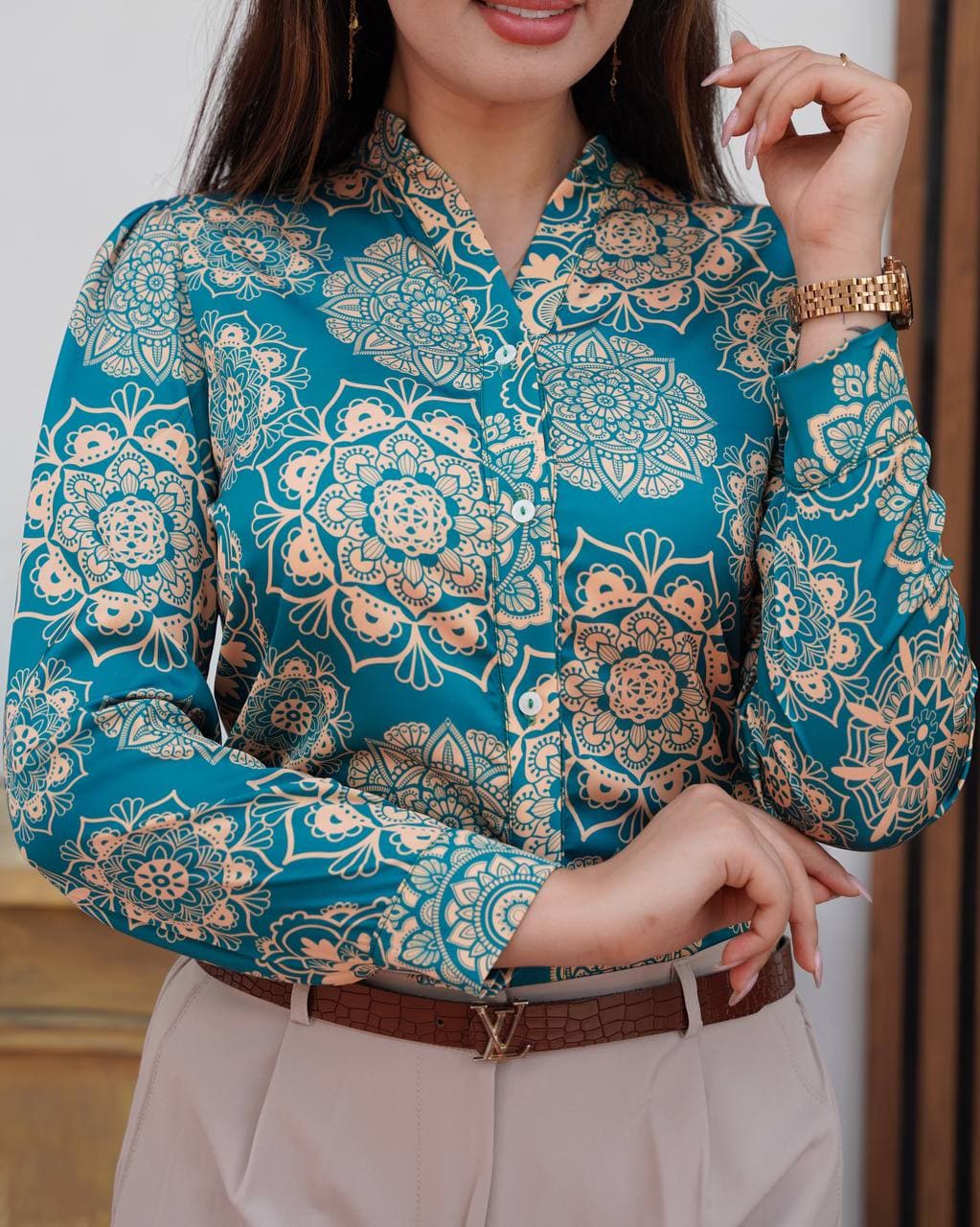 شومیز ساتن کد 17080