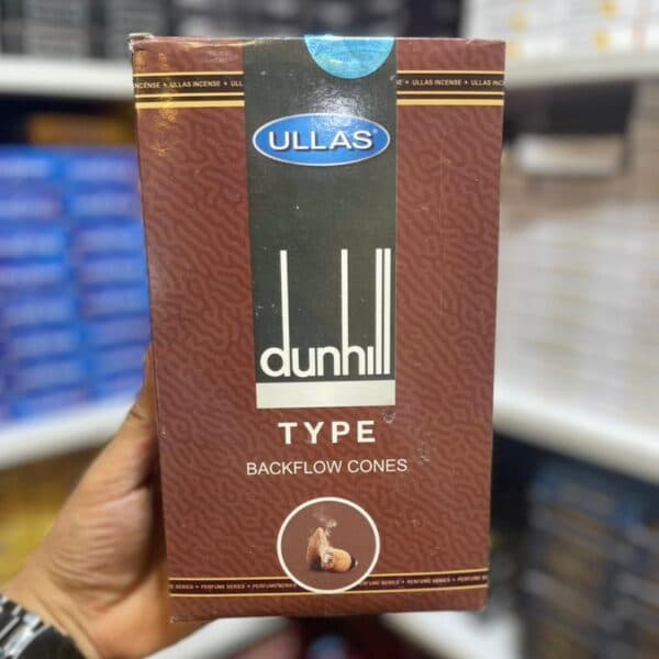 فروش عمده پک 12 عددی عود آبشاری دانهیل قهوه ای Brown Dunhill برند اولاس (ULLAS)