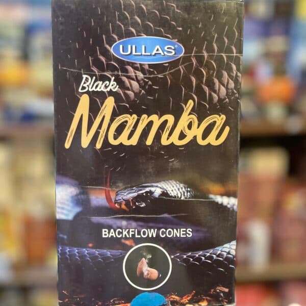 فروش عمده پک 12 عددی عود آبشاری بلک مامبا (مار سیاه) Black mamba برند اولاس (ULLAS)