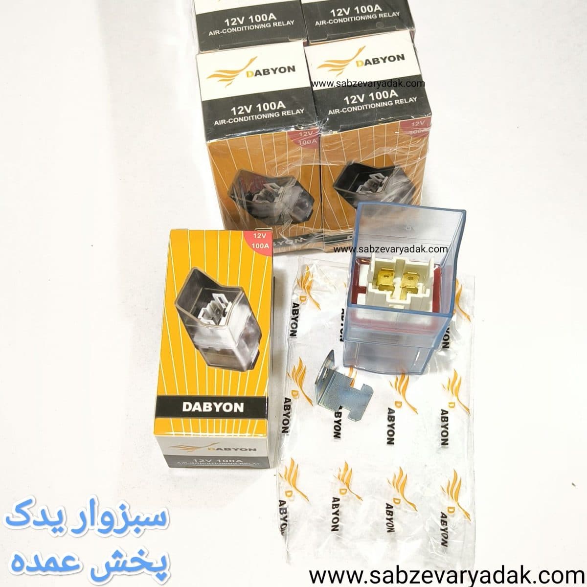 رله فن پراید انژکتوری برند DABYON