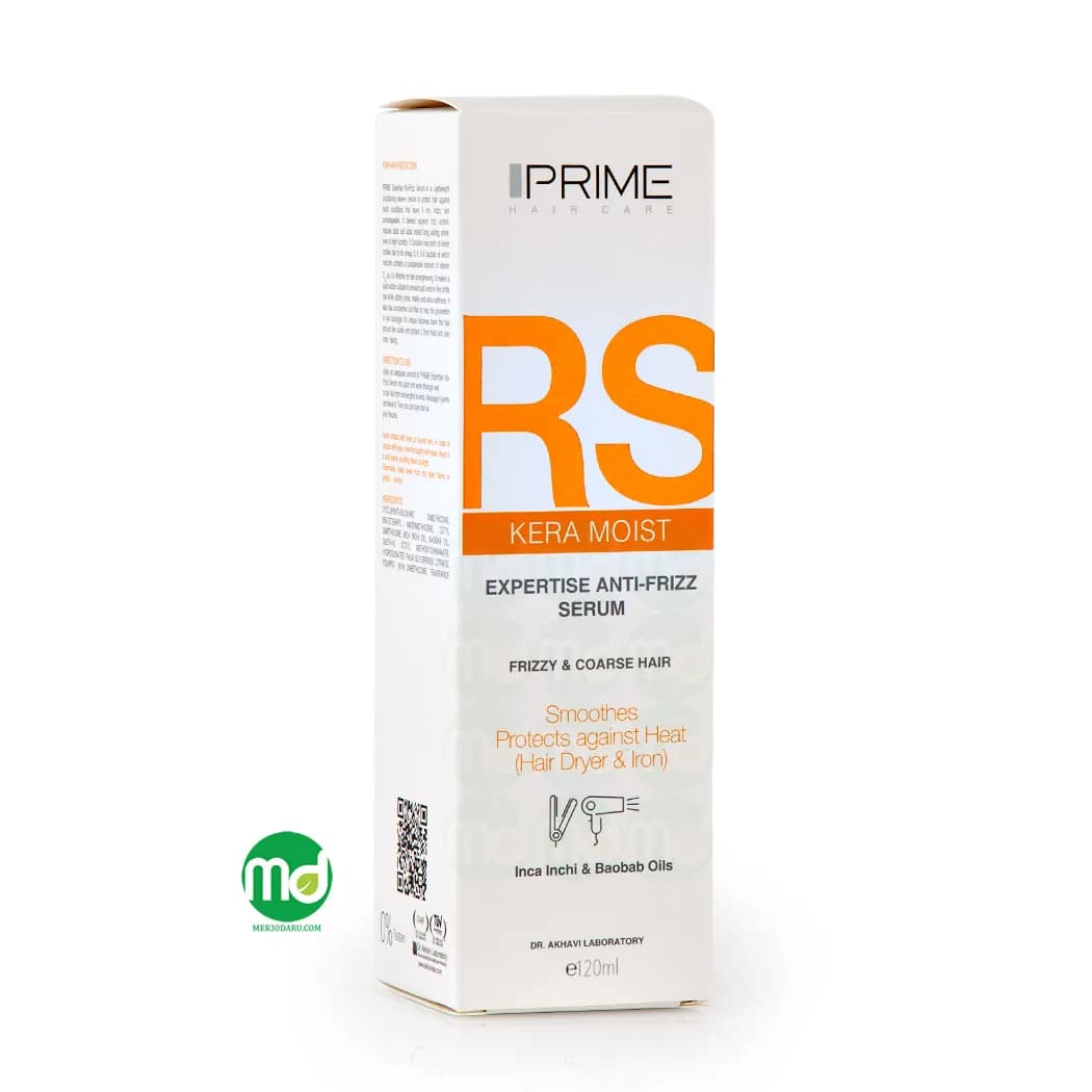 سرم مو RS پرایم مدل Kera Moist مناسب موهای وز