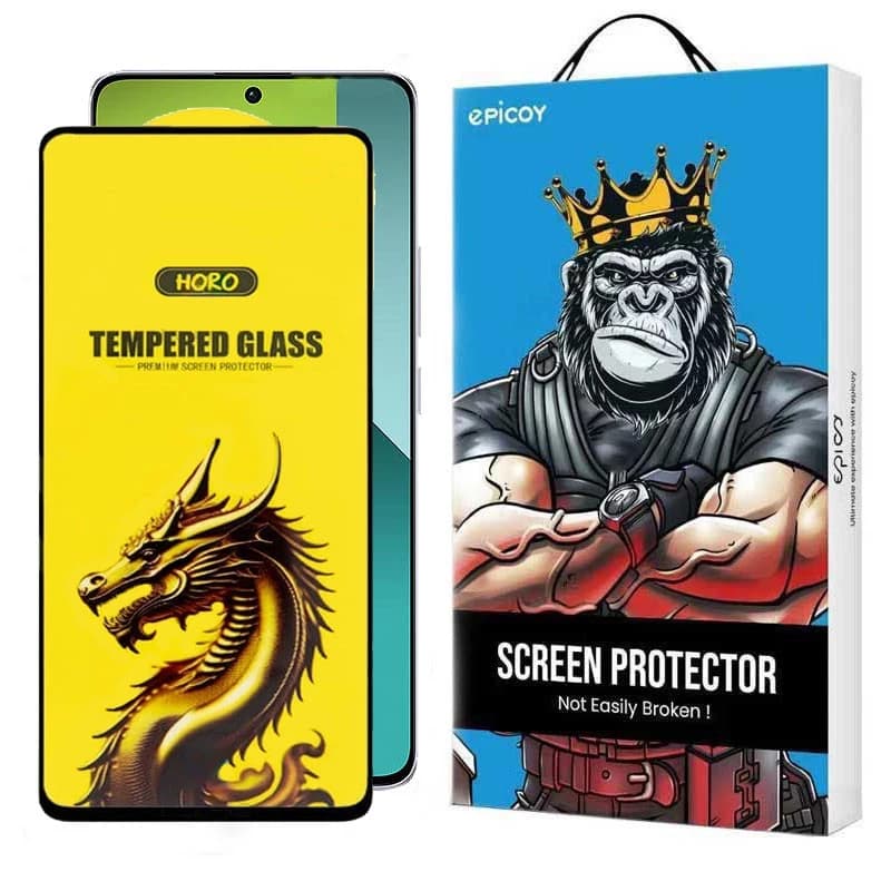 گلس گوشی شیائومی Redmi Note 13 Pro 4G-5G - Note 13 4G-5G - Note 13R Pro 5G اپیکوی مدل Golden Dragon