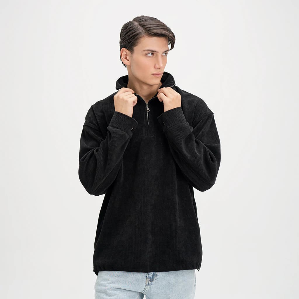 پلیور مردانه نیم زیپ LOOSE پریمو 500316