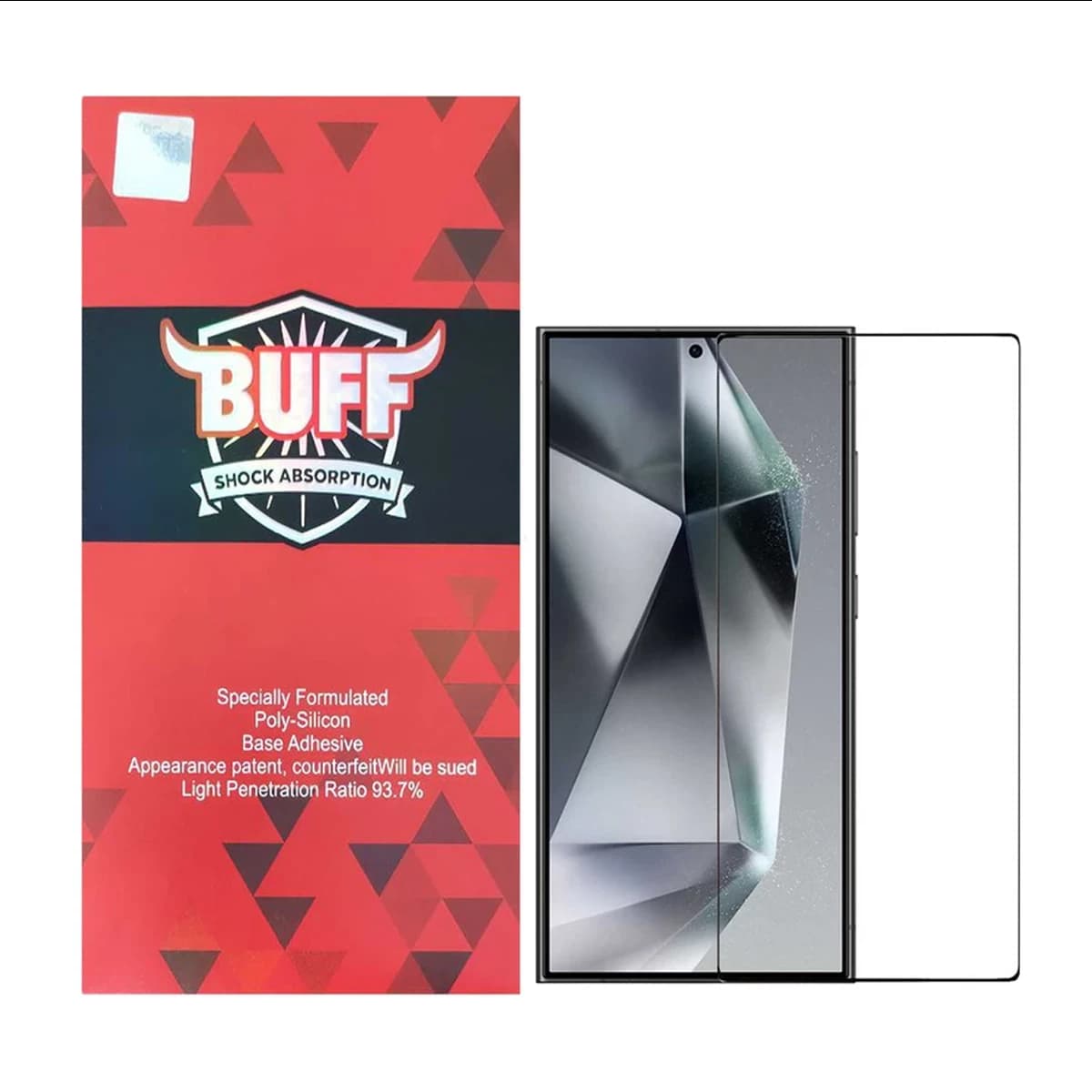 گلس گوشی سامسونگ Galaxy S24 Ultra بوف مدل FullGlue-Max