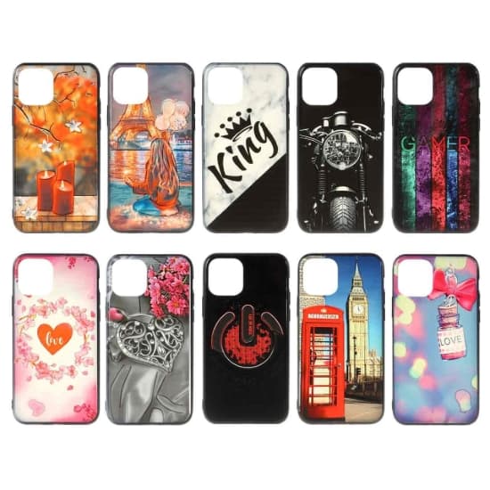 قاب گوشی موبایل مدل UV طرح های مختلف