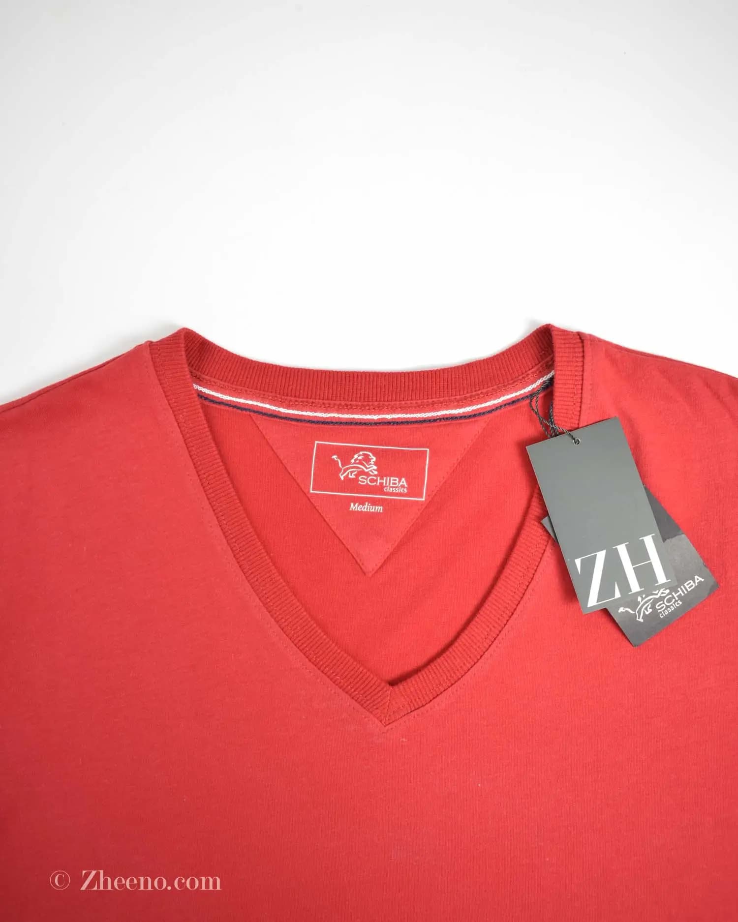 تیشرت قرمز مردانه Schiba