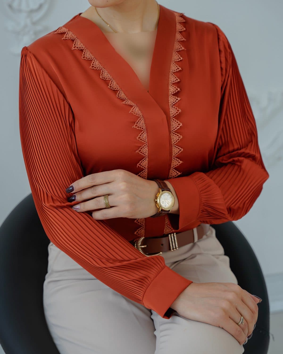 شومیز ساتن مجلسی کد18070