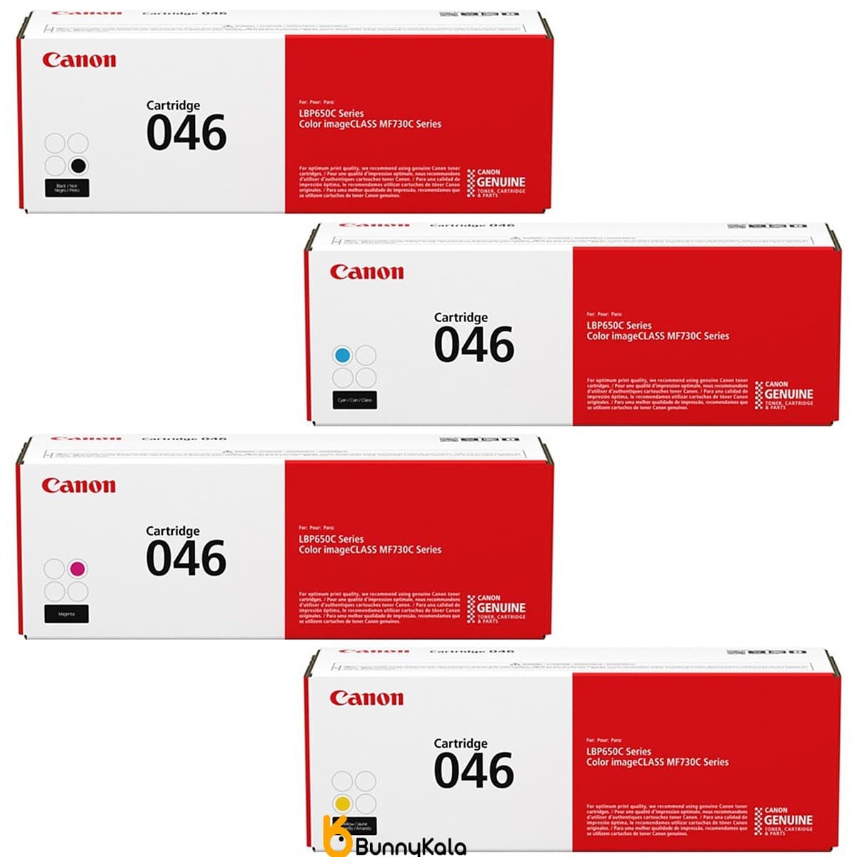 ست کامل کارتریج کانن مدل 046