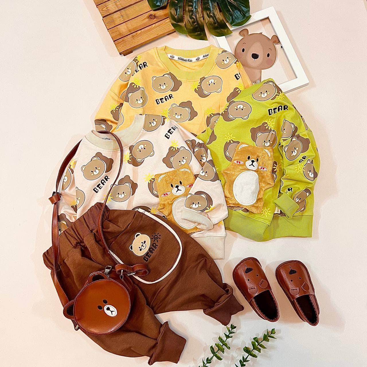 ست دورس بلوز شلوار تدی کیوتچه