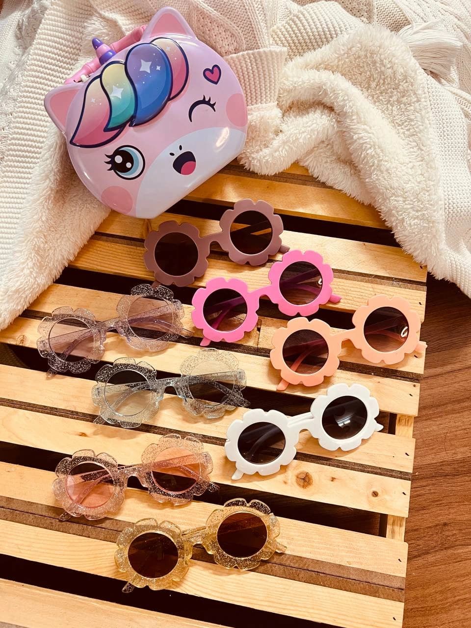 عینک دودی آفتابگردان بچگانه