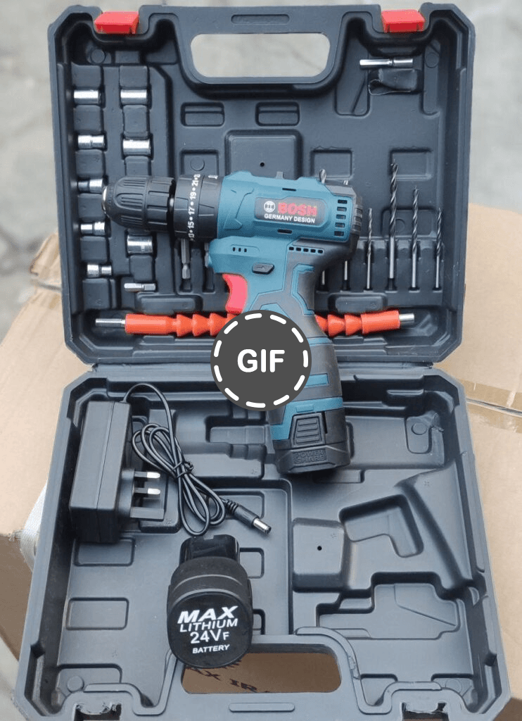 دریل پیچ گوشتی سه حالته شارژی 24 ولت بوش Bocsh 24V