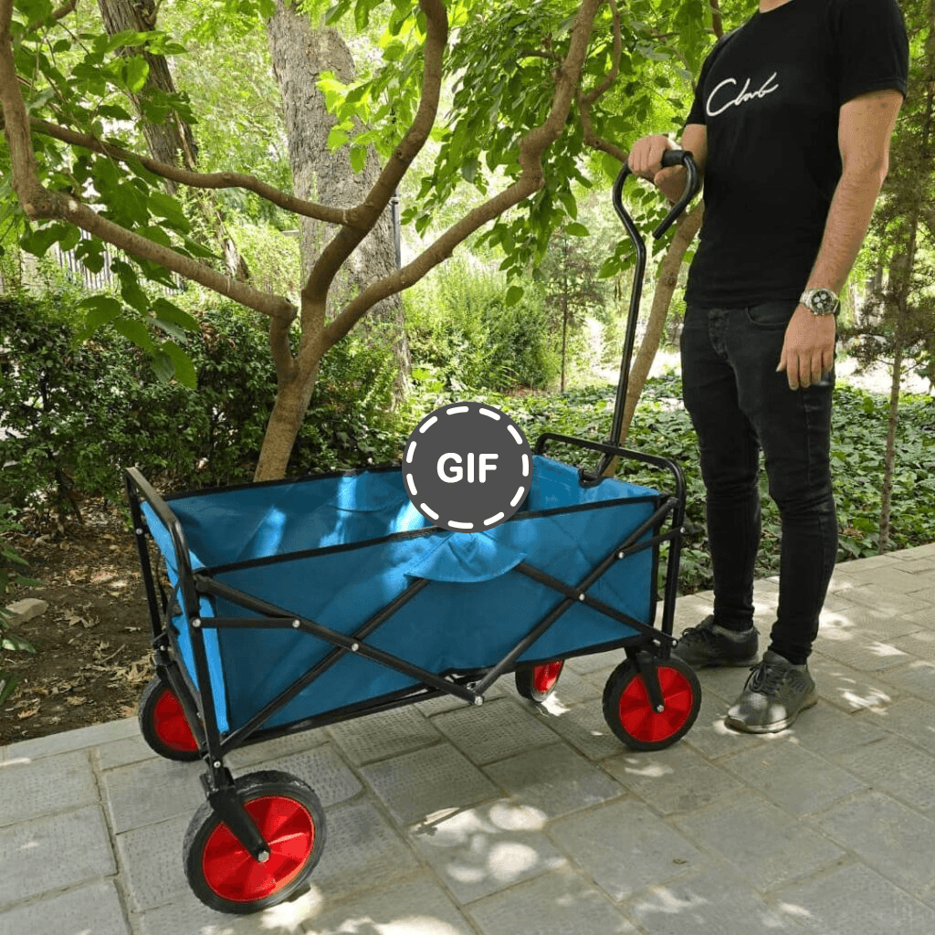 چرخ دستی کمپینگ بزرگ تاشو باس مدل Trolley B