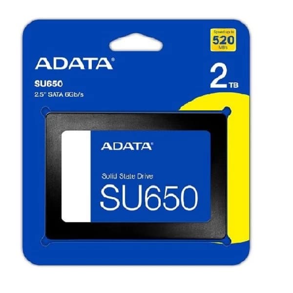 اس اس دی اینترنال SATA 3.0 ای دیتا مدل SU650 ظرفیت دو ترابایت