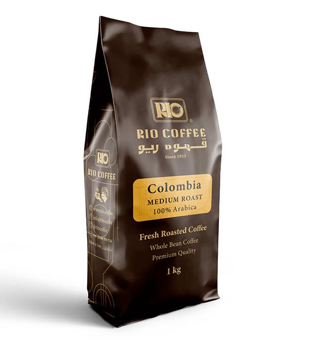 قهوه کلمبیا مدیوم %100 عربیکا – 1کیلویی