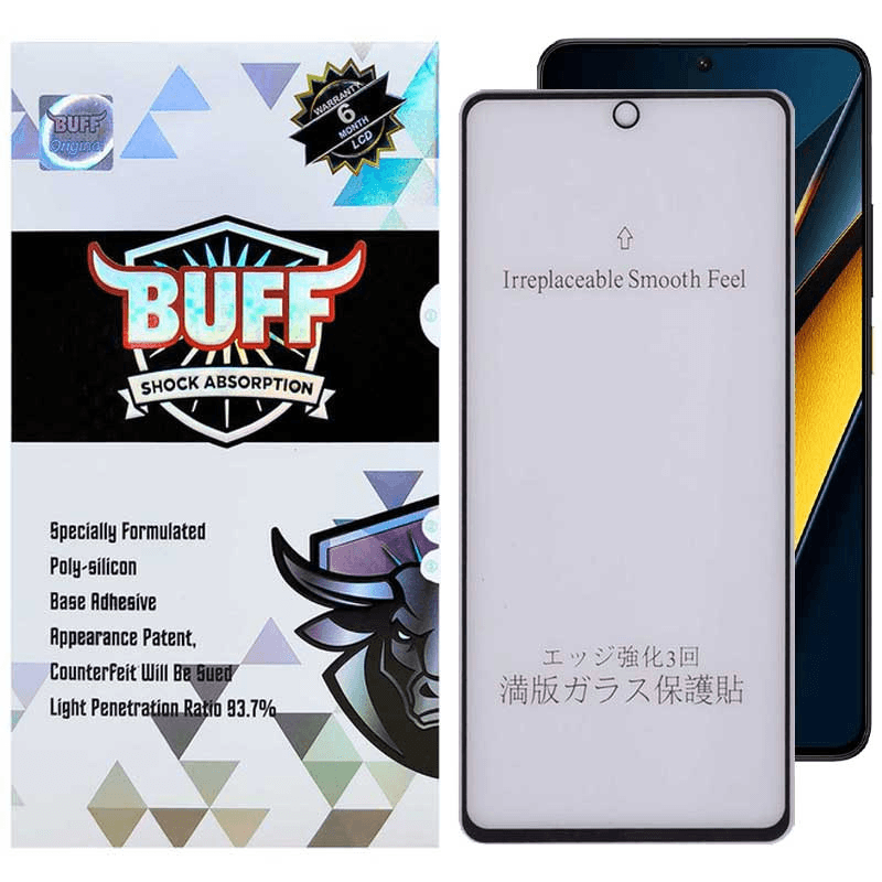 محافظ صفحه نمایش مات بوف مدل 5D-Matte-G مناسب برای گوشی موبایل پوکو X6 Pro 5G / X6 5G /M6 Pro 4G